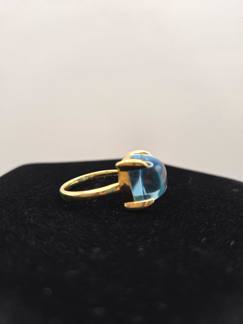 Tiffany & Co Ring Paloma Picasso Sugar Stacks Yellow Gold Pre-Owned